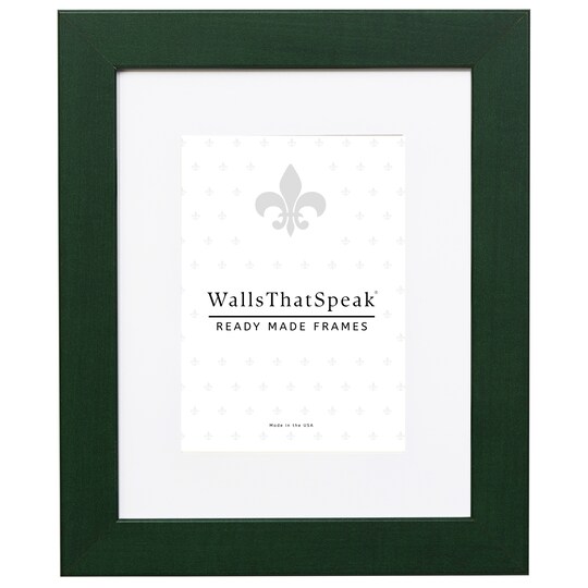18x24 Matted Picture Frame, Colori 125 1.25 Inch MDF Moulding, Wall Display Frame for Art, Posters, or Photos by wallsthatspeak